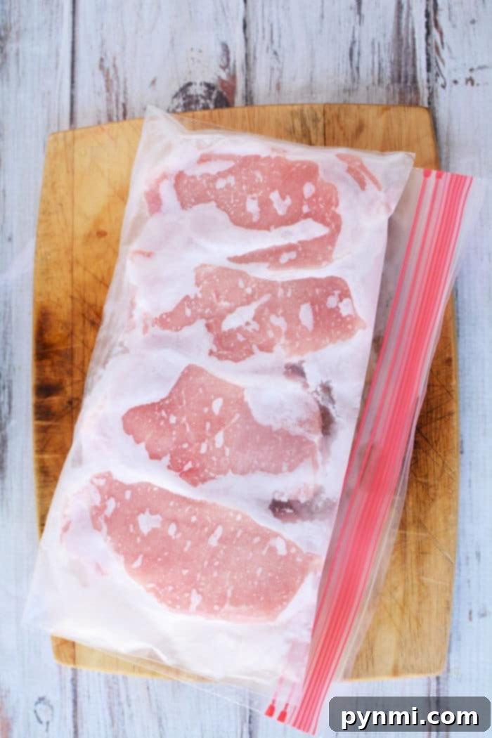 Can you cook pork chops from frozen