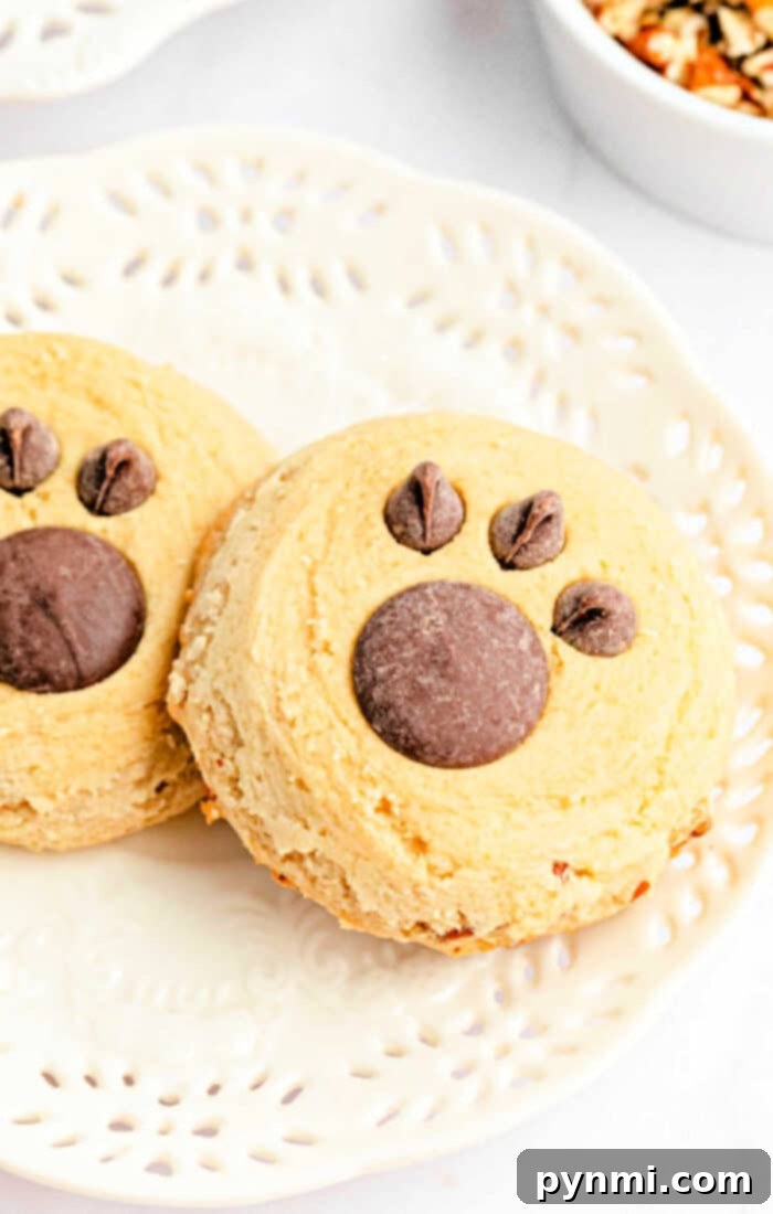 Buttery Pecan Cookie Bliss 7 Bear Paw Cookies