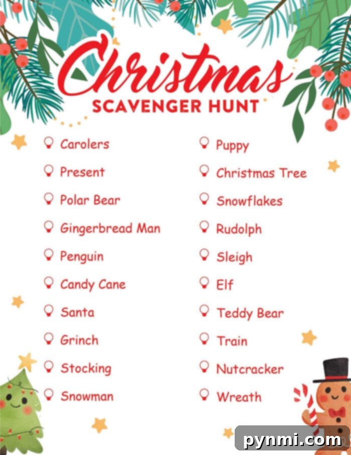 printable Scavenger Hunt