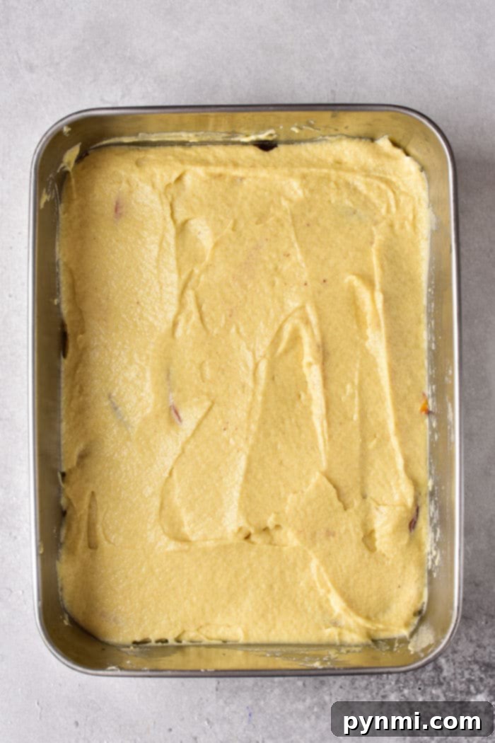 Sun-Kissed Peach Cake 4 Fresh Fruit cake