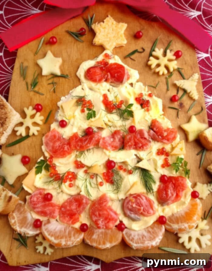Elevate Your Holiday Table with a Christmas Butter Board 7 A vibrant Christmas Butter Board, intricately decorated and ready to be served at a festive gathering.