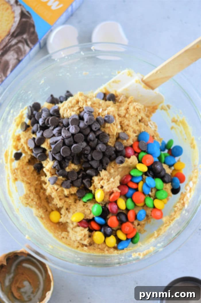 Effortless Cake Mix Cookie Bars 5 Monster Cookie Bars