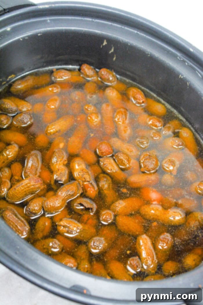 Savory Slow Cooker Peanuts 5 How to Boil Peanuts