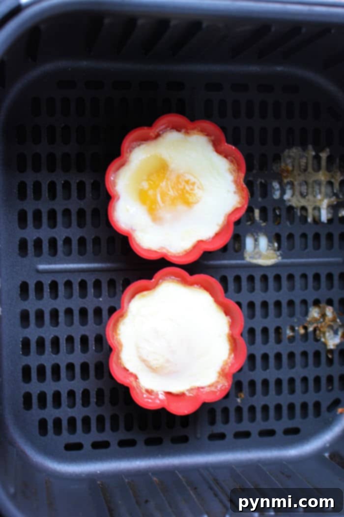 How long to cook soft boiled eggs in air fryer