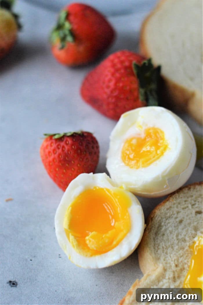 Soft Boiled Egg Calories and nutrition facts.