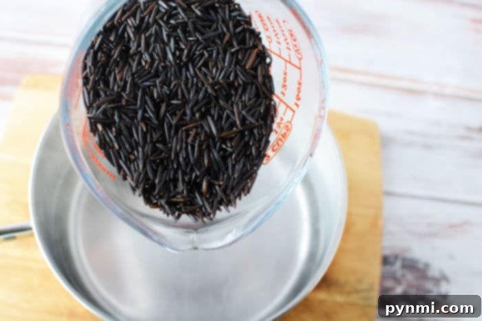 Ingredients for Rice Pudding with Black Rice laid out