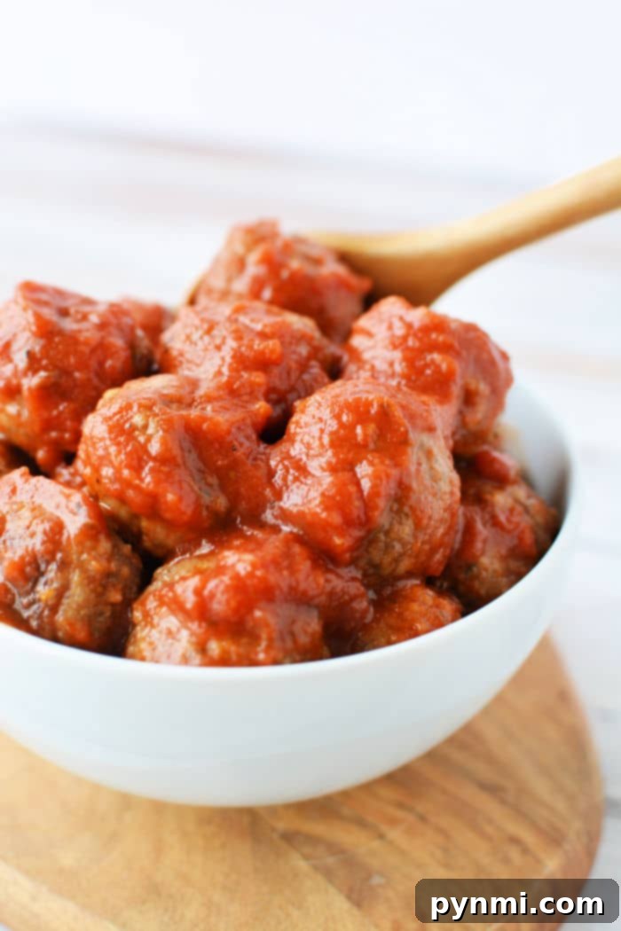 Oven Baked Meatballs in Sauce