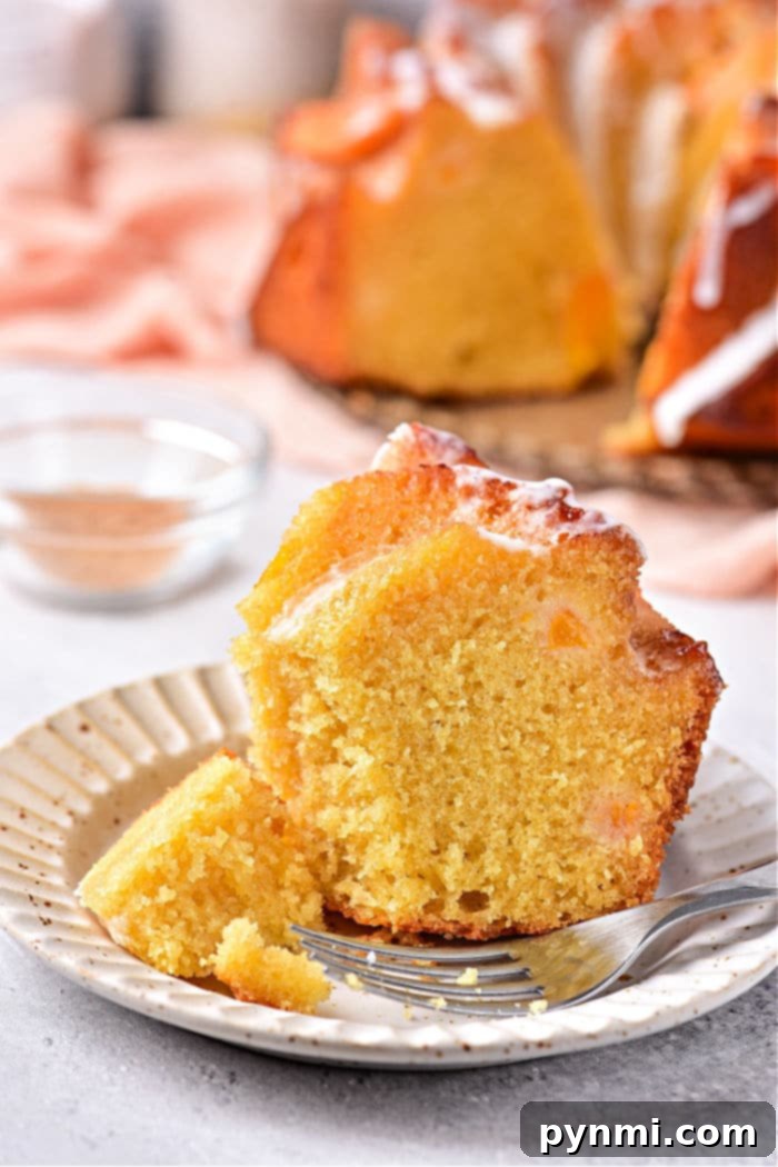 Homestyle Peach Cobbler Pound Cake 7 Homemade Pound Cake