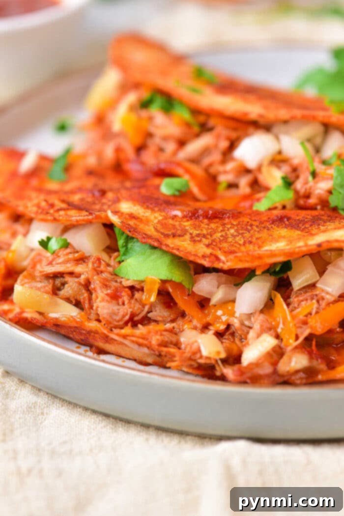 Mouthwatering Chicken Birria Tacos 2 Delicious Homemade Chicken Birria Tacos