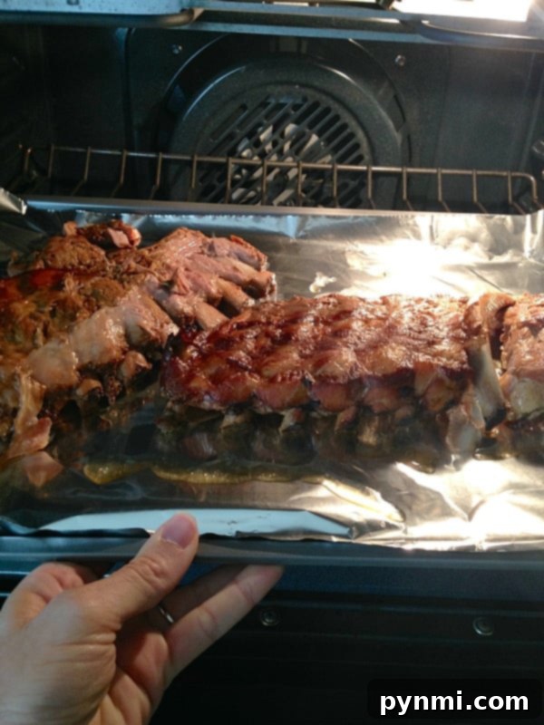 How to Cook Ribs in Crockpot - Final Broil for Crispiness