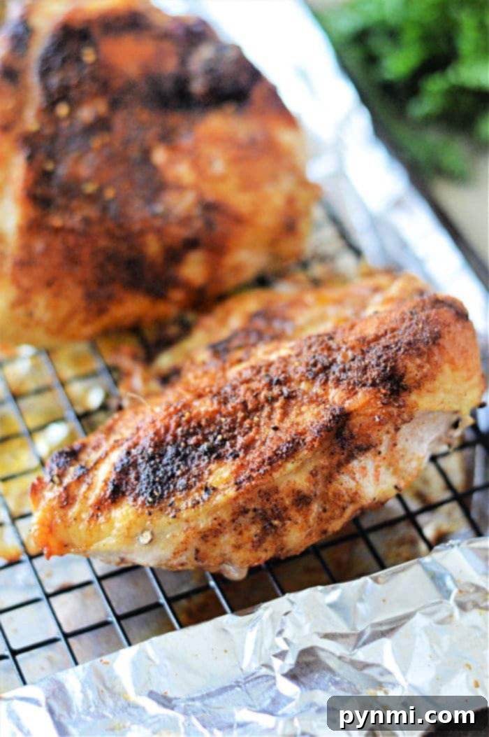 Succulent Bone-In Chicken Breast Recipes 3 Deliciously cooked bone-in chicken breast, ready to serve
