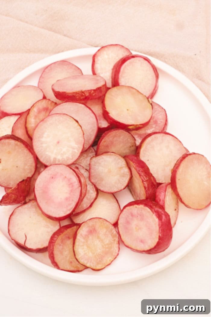 How to Cook Radish - Close-up of cooked radishes
