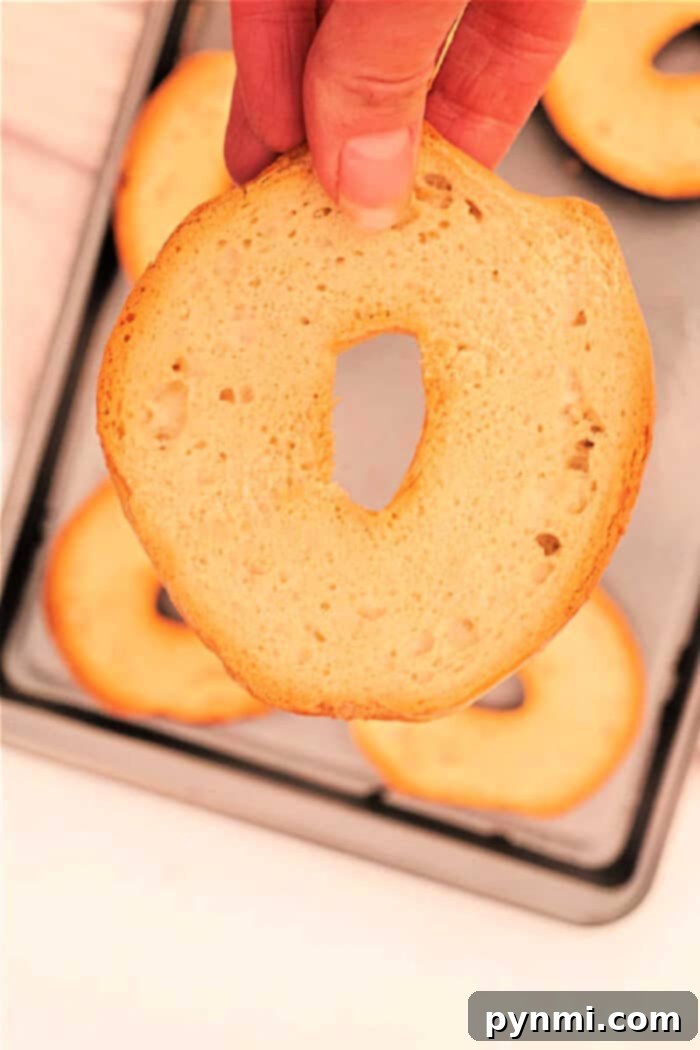 Toast Bagel in Oven
