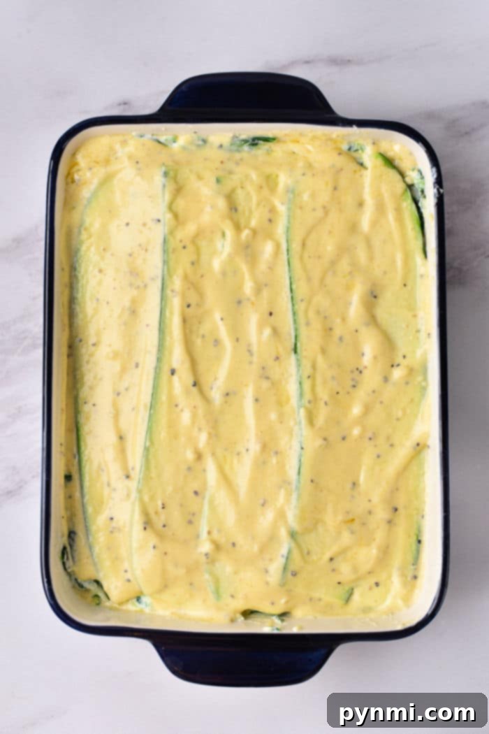 Velvety Vegetable Lasagna Bake 6 Alfredo Lasagna