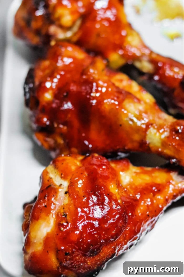 Traeger Chicken Drumsticks, smoked to perfection and ready to serve.