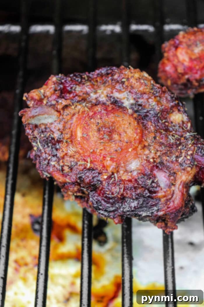 Delicious Smoked Oxtails, perfectly cooked and ready to serve.