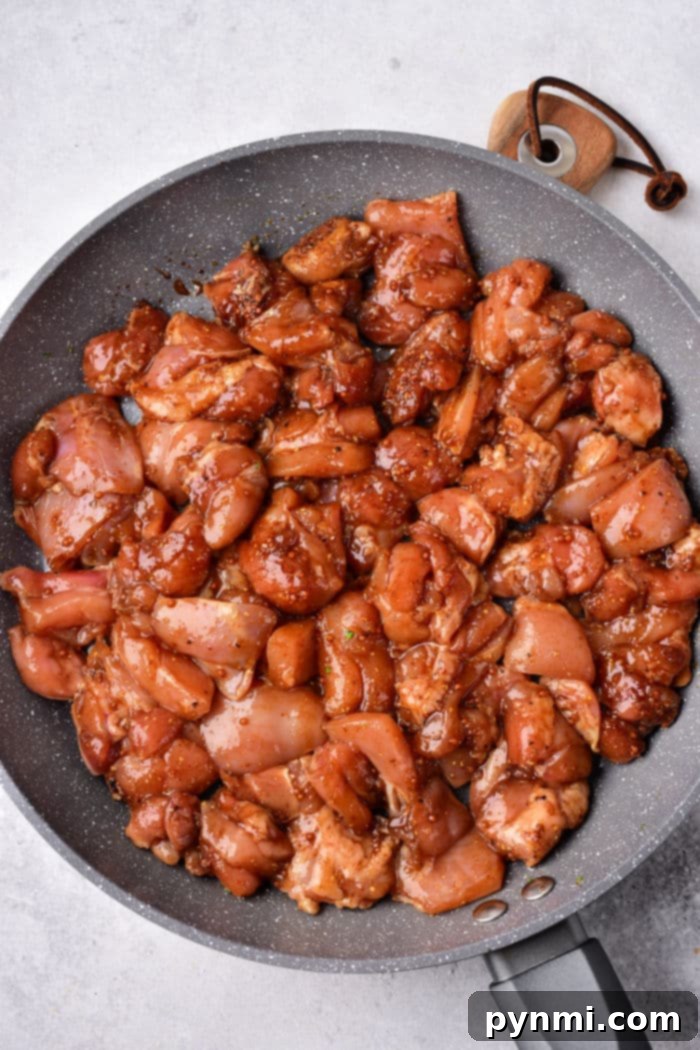 Easy Chicken Stir Fry Recipe plated and ready to be served