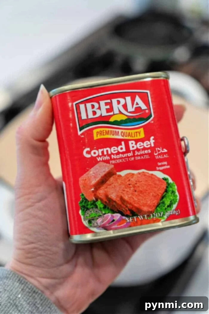 Delicious Canned Corned Beef Creations 7 easy-Canned-Corned-Beef-Recipe