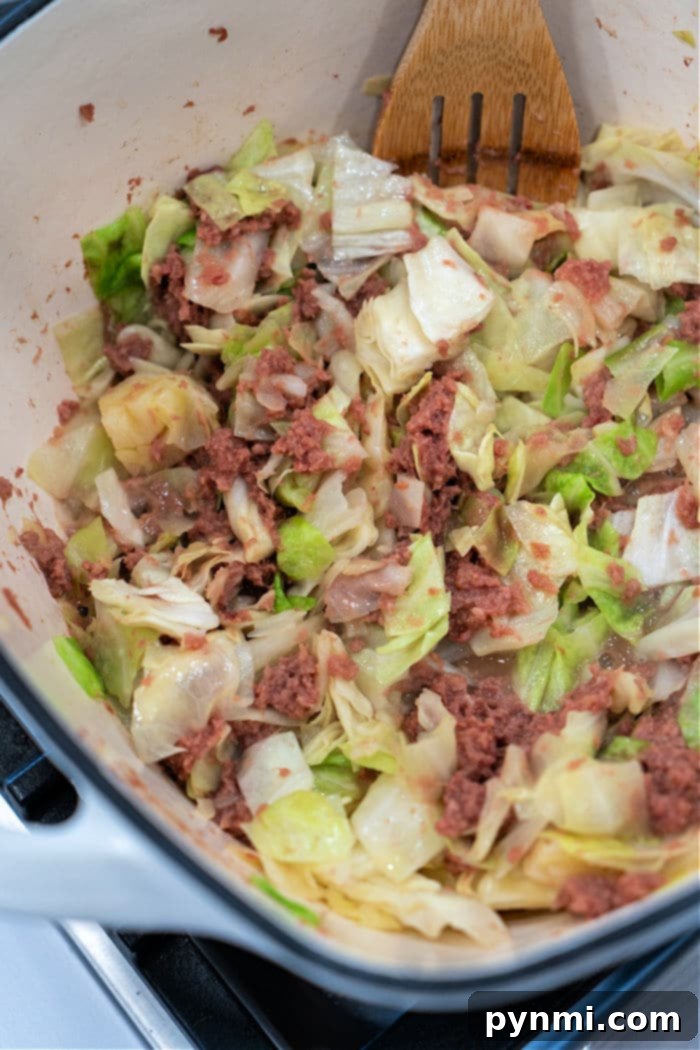 Delicious Canned Corned Beef Creations 8 cabbage and canned corned beef