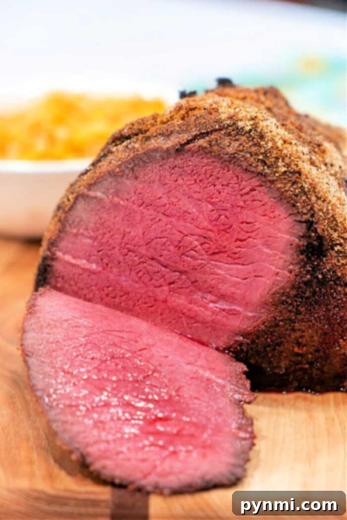 How to cook top round roast for a family dinner