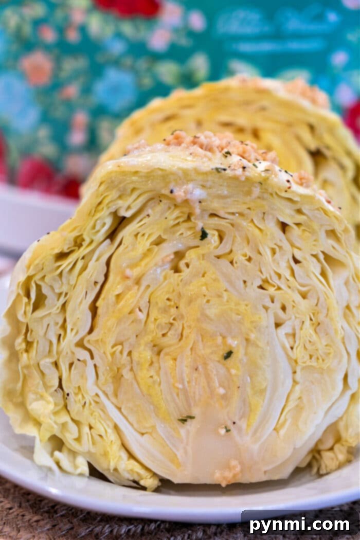 Perfect Slow Cooker Whole Cabbage 2 Whole Head of Cabbage in Slow Cooker, perfectly tender and ready to serve