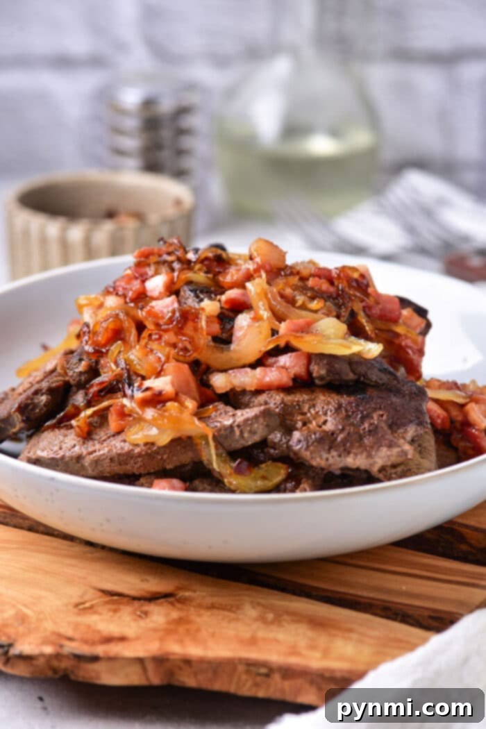 Mastering Deer Liver Cooking 2 Delicious Pan-Fried Deer Liver with Crispy Onions and Bacon