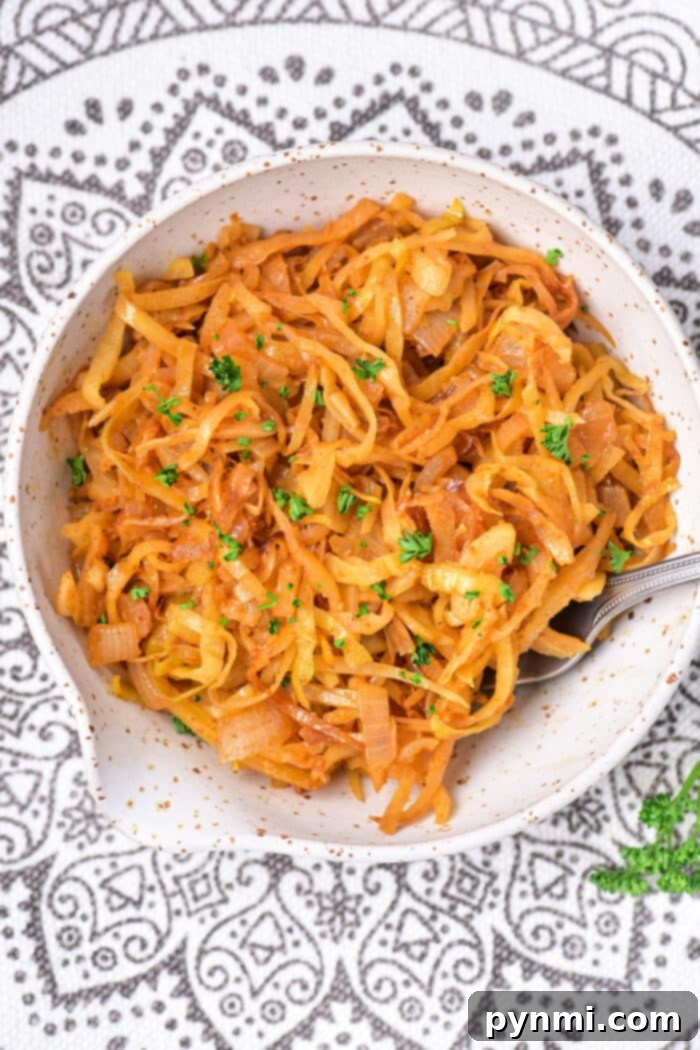 Indian Fried Cabbage