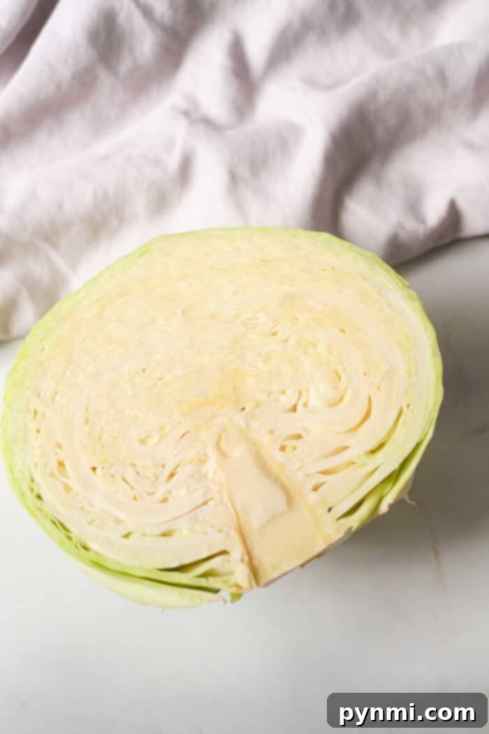 How to Cook Boiled Cabbage - Step by Step