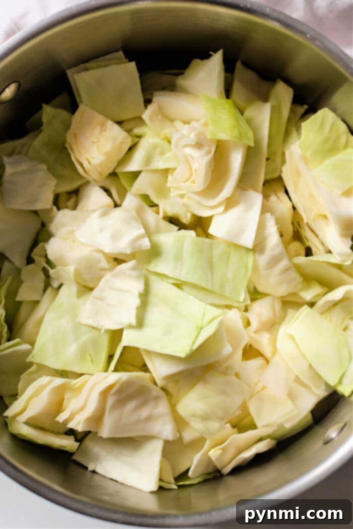Perfectly Boiled Cabbage - Ready to Serve