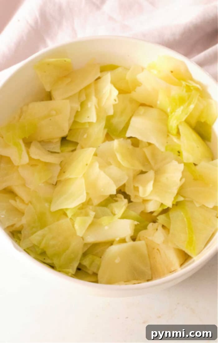 Boiled Cabbage - Delicious Side Dish