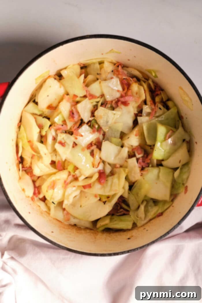 Crispy Bacon, Tender Cabbage 5 Fried Cabbage with Bacon and Onions