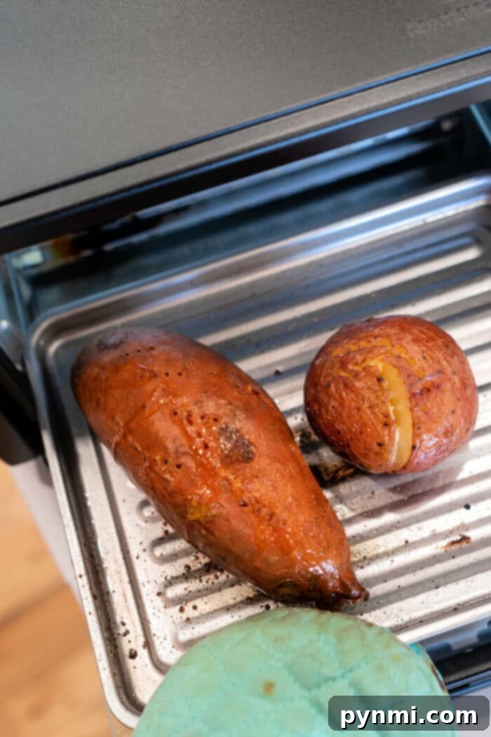 Toaster Oven Tater Transformation 2 Baking Potatoes in a Toaster Oven