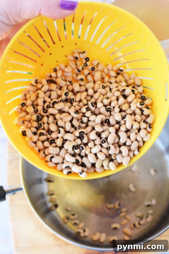 How to Cook Dry Black Eyed Peas