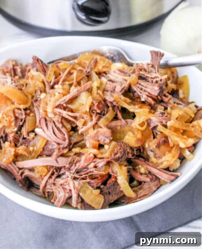 slow cooker red wine roast