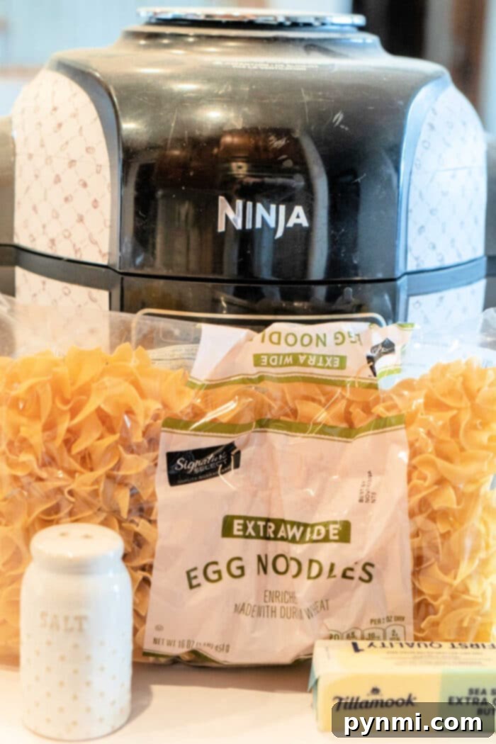 how long to cook egg noodles in pressure cooker