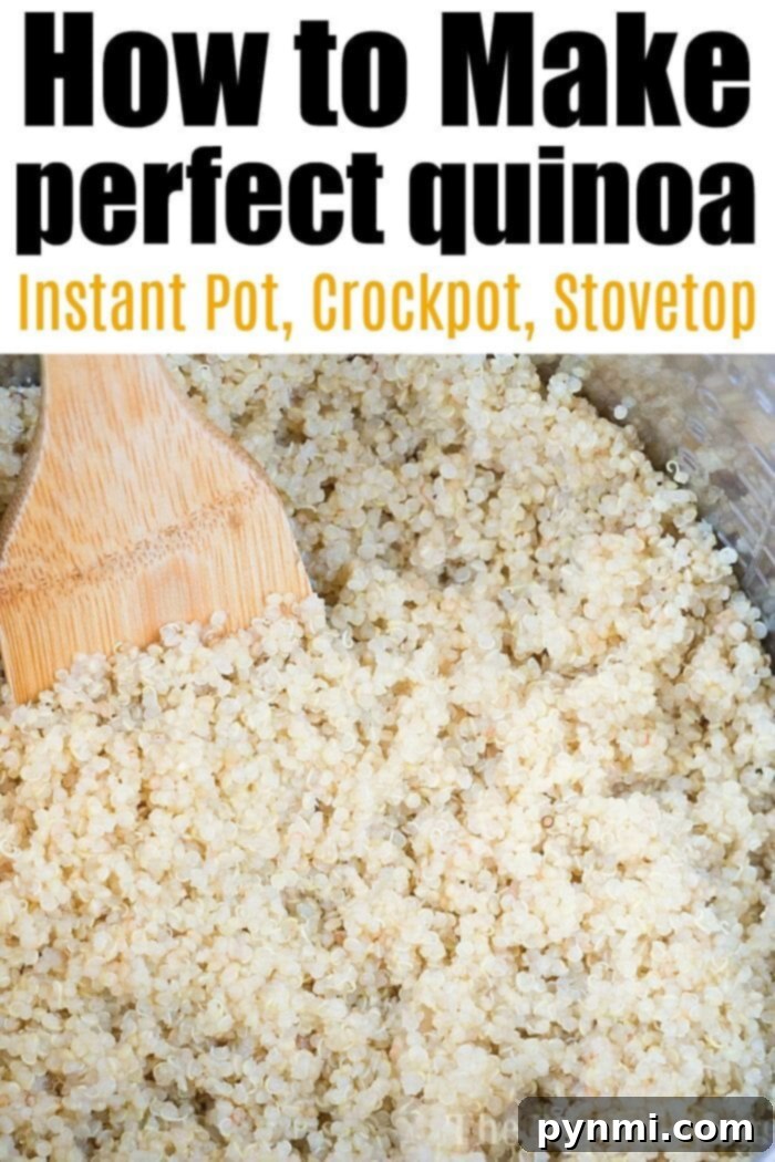 Unlock Fluffy Quinoa: The Secret to Perfect Grain 4 Pressure Cooker Quinoa Recipe - A close-up of fluffy quinoa cooked in a pressure cooker, ready for a quick meal.