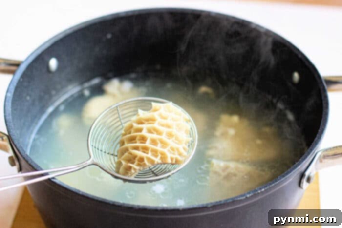 How Long to Cook Tripe on Stove - Tripe cooking in a pan