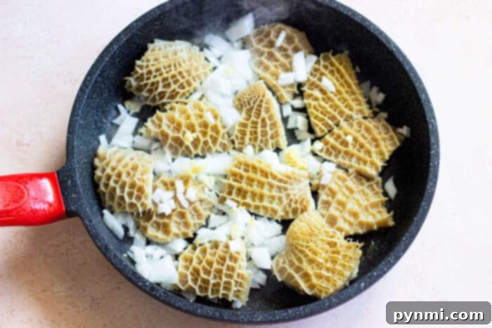 How to Cook Beef Tripe - Cooked tripe in sauce