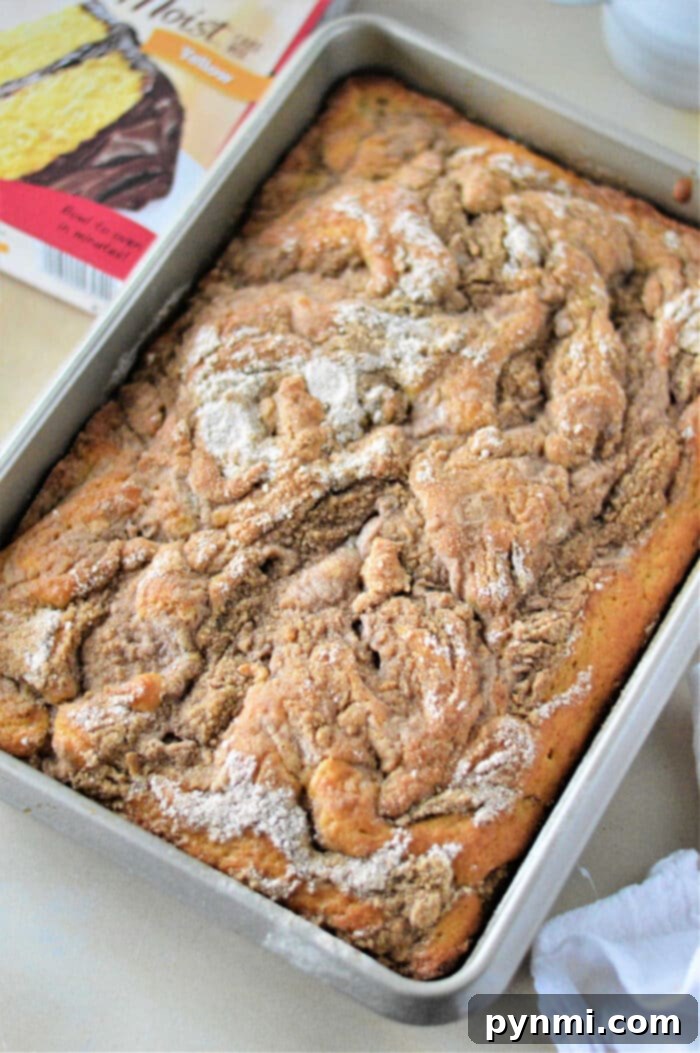 Yellow Cake Mix Coffee Crumble 2 Quick Coffee Cake with Cake Mix, baked to golden perfection with a streusel topping.