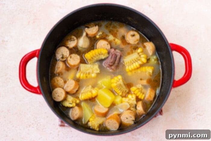 Slow-Simmered Oxtail with Potatoes and Corn 5 Oxtail One Pot Meal