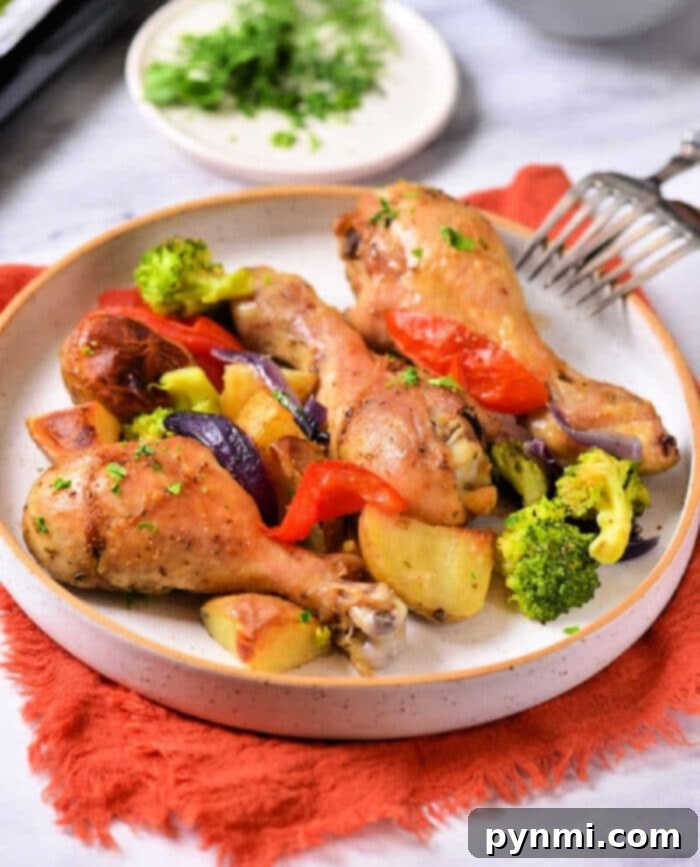 Melt-In-Your-Mouth Baked Chicken Drumsticks 2 Fall-Off-The-Bone-Chicken-Legs with Crispy Skin