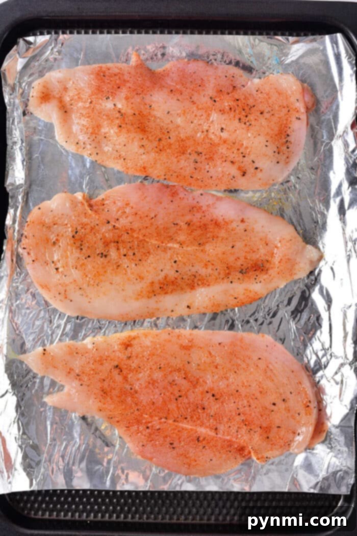 Thin Chicken Breast in Oven
