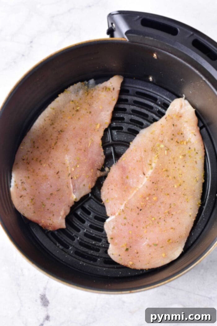 Thin Chicken Breast in Air Fryer