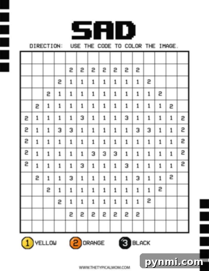 Whimsical Pixels 3 Cute Pixel Art Grid