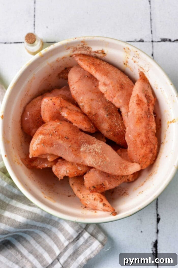 Crispy chicken tenders coated in a honey lemon pepper glaze, garnished with fresh parsley and lemon slices.