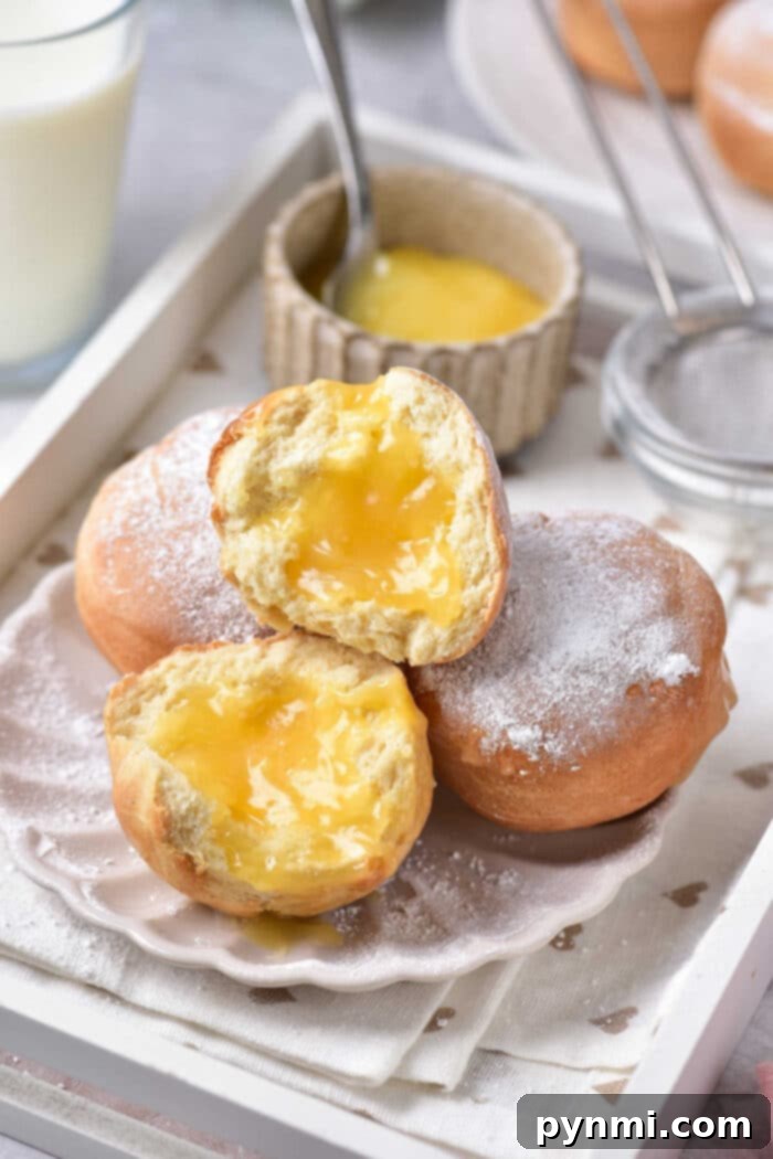 Sunshine Lemon Donuts 7 Lemon Curd Donuts