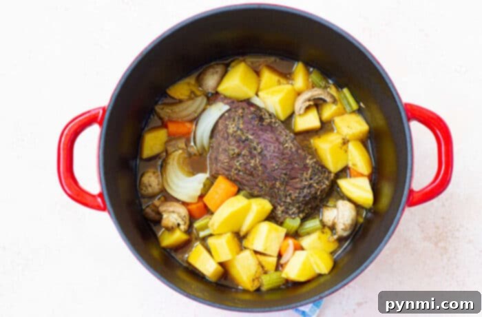 Tender slices of Shoulder Center Roast, perfectly cooked.