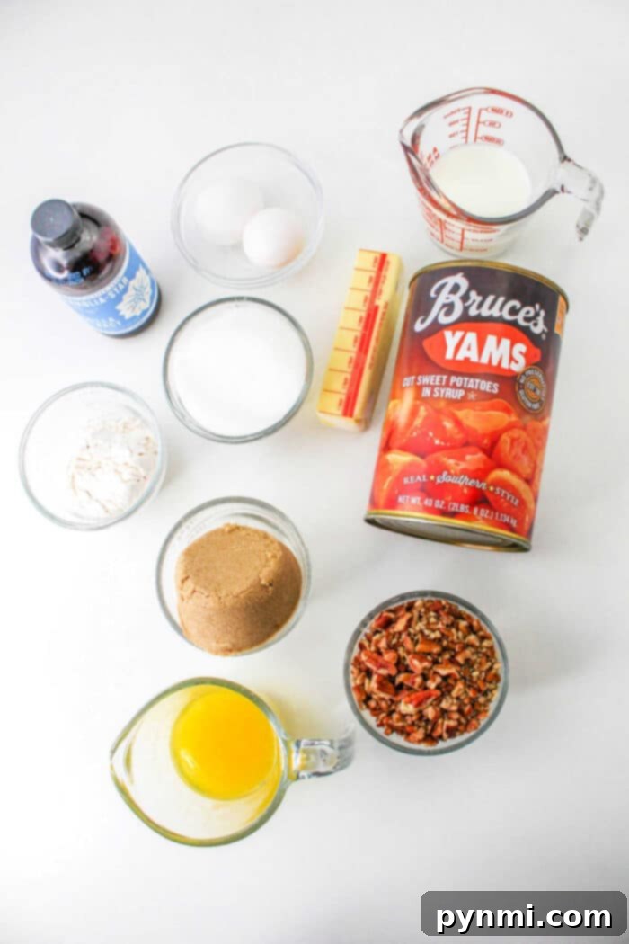 Ruth's Chris Sweet Potato Casserole Recipe: close-up of the golden-brown pecan topping