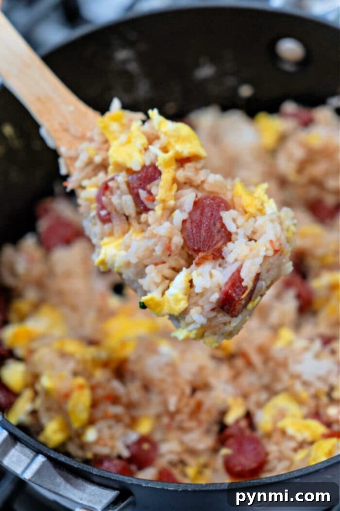 Savory Lap Cheong Fried Rice 2 Chinese Sausage Fried Rice