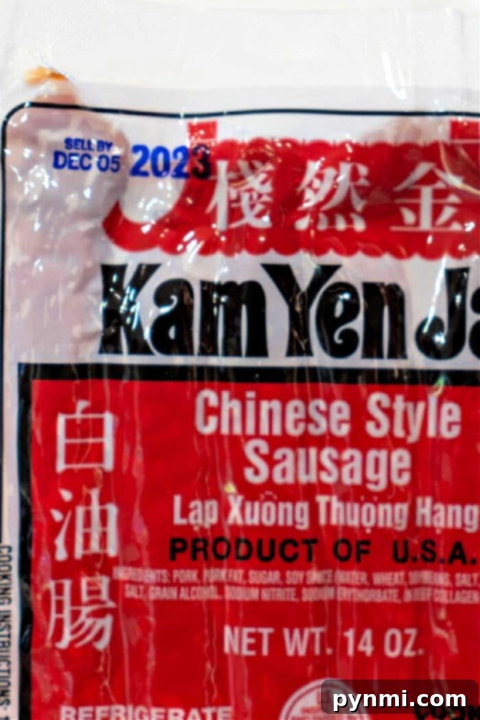 how to cook chinese sausage